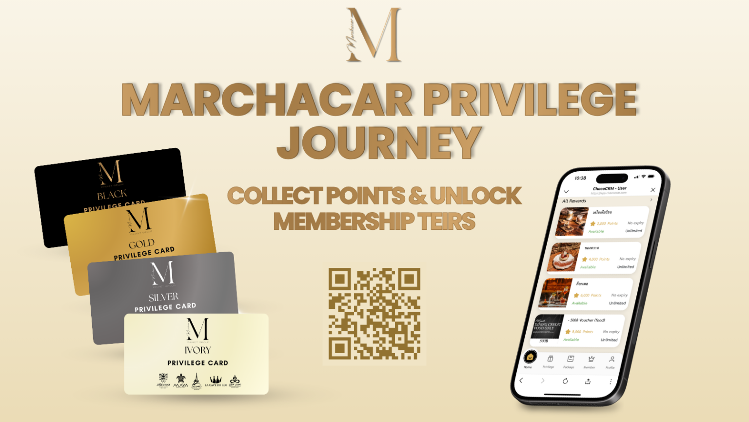 PRIVILEGE JOURNEY MENU